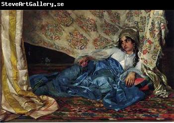 unknow artist Arab or Arabic people and life. Orientalism oil paintings  428